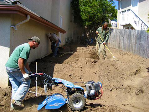 All Seasons Landscaping installation process