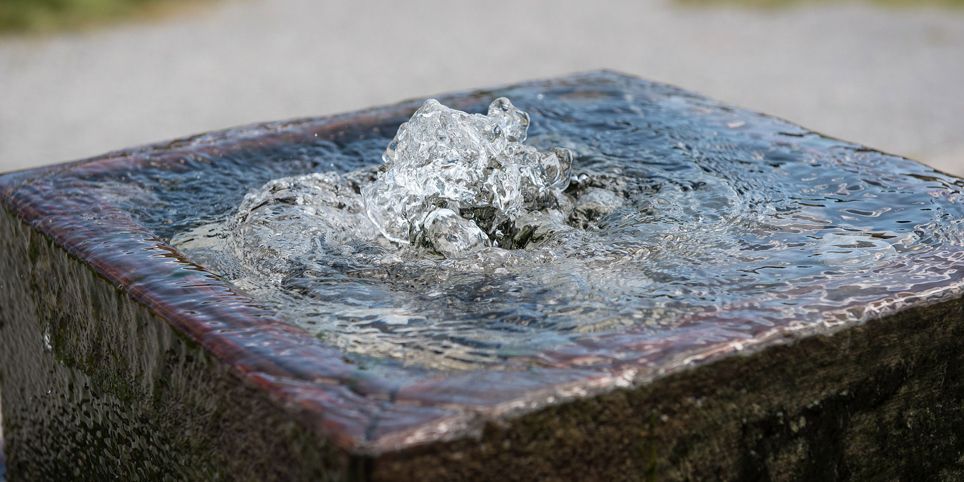 Water features for small spaces can benefit greatly from a tabletop or small garden fountain