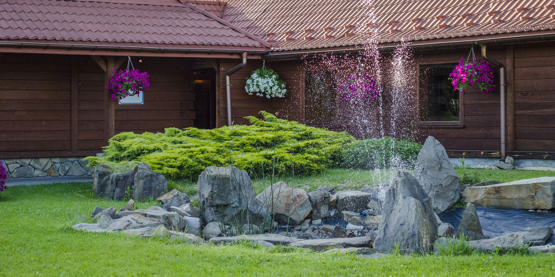 Water features not only visually improve your landscaping, they are often functional as well!